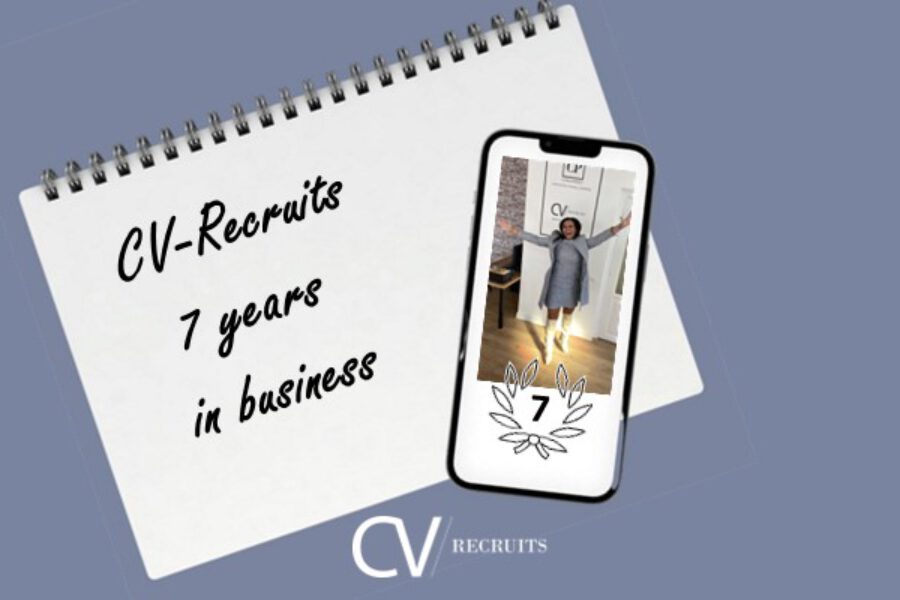 CV-Recruits bestaat 7 jaar🥂🍾