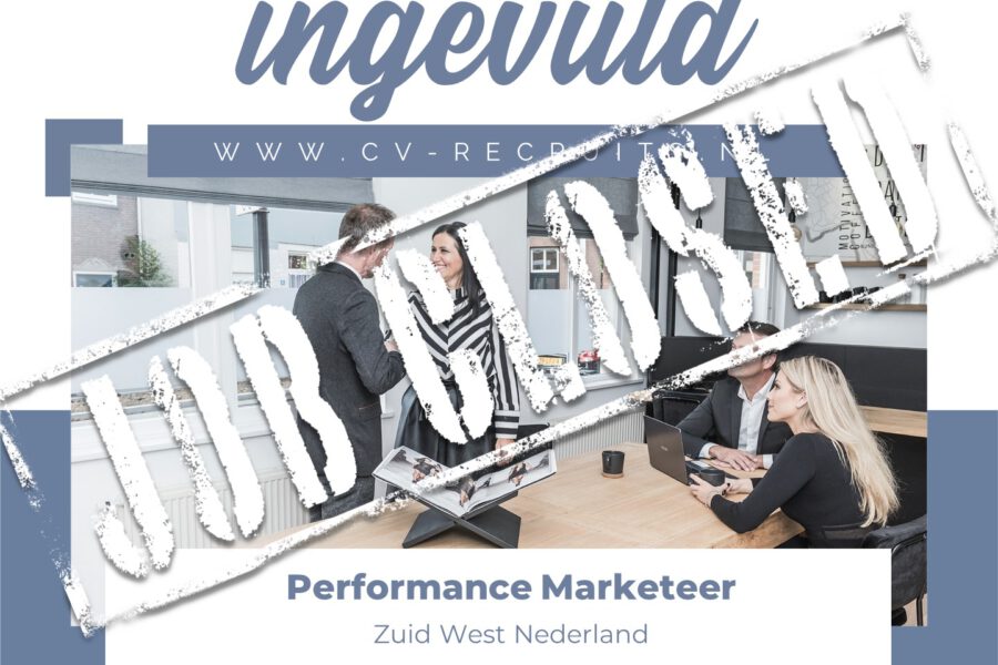 Performance / Online Marketeer – Zuid/West Nederland