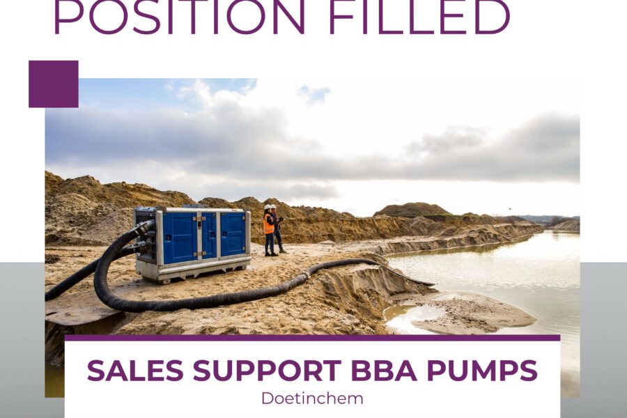 Sales Support (PT) – BBA Pumps – Doetinchem
