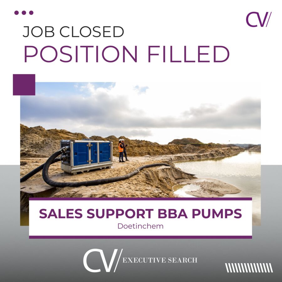 Sales Support (PT) – BBA Pumps – Doetinchem