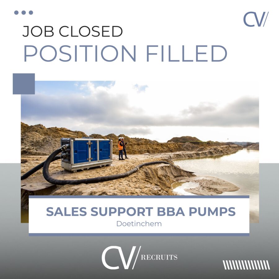 Sales Support (PT) – BBA Pumps – Doetinchem