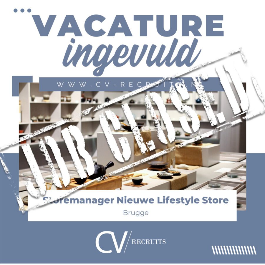 Storemanager Brugge