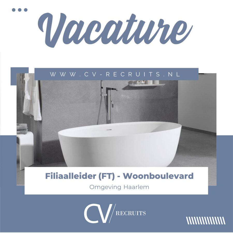 Filiaalleider (FT) – Woonboulevard Omgeving Haarlem