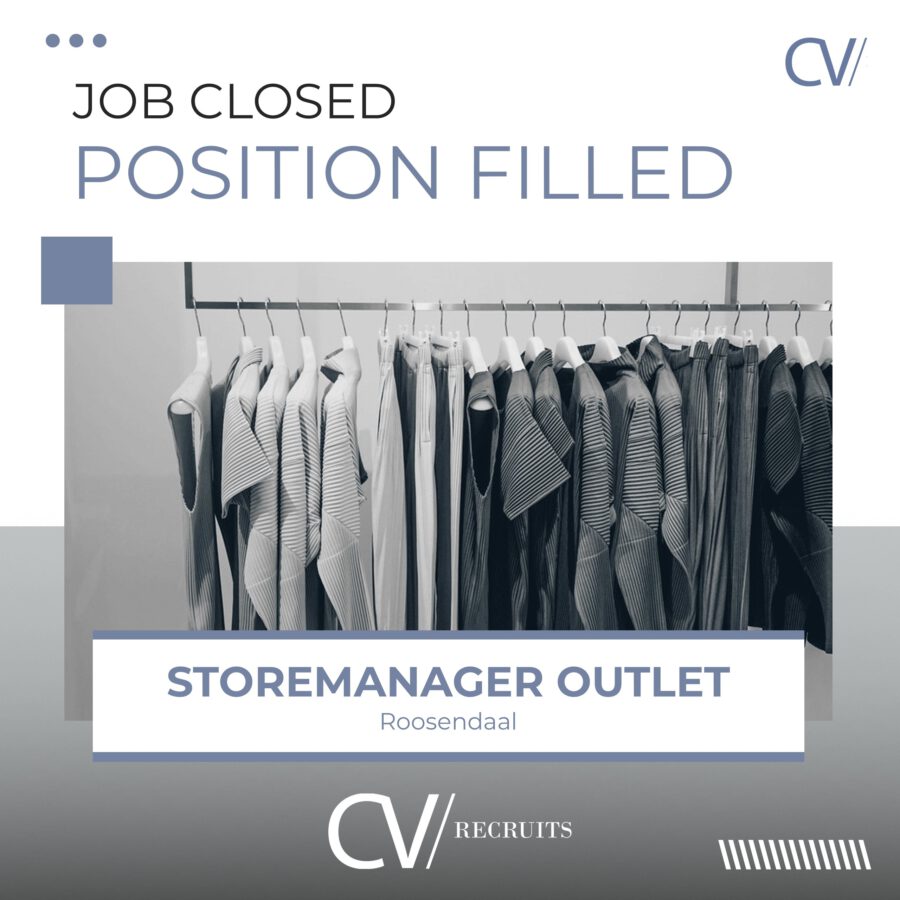 Storemanager nieuw te openen Designer Outlet Store – Roosendaal