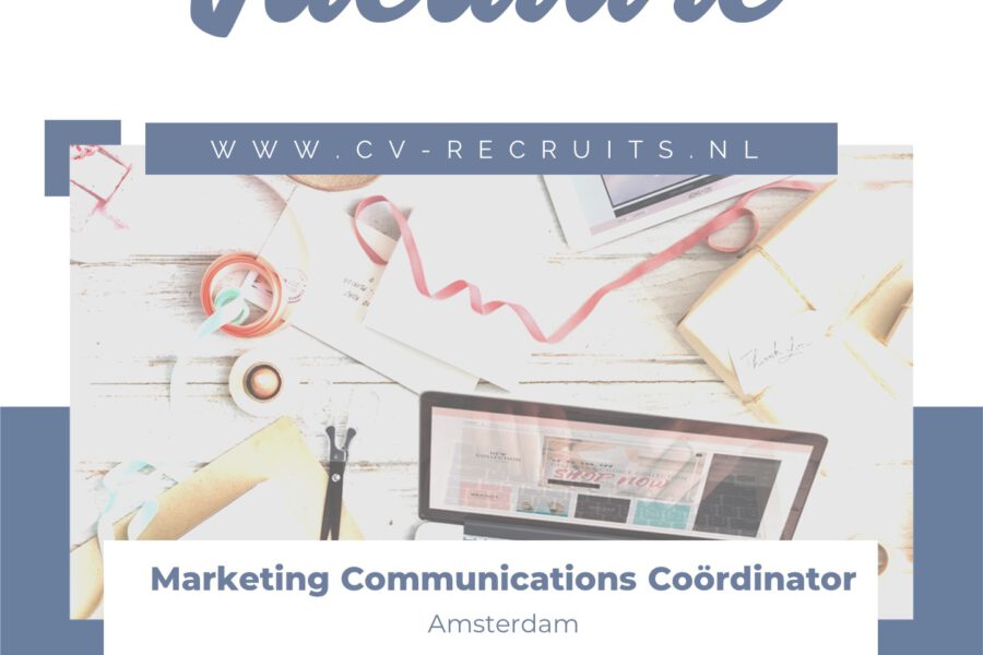 Marketing Communications Coördinator (FT) – Amsterdam