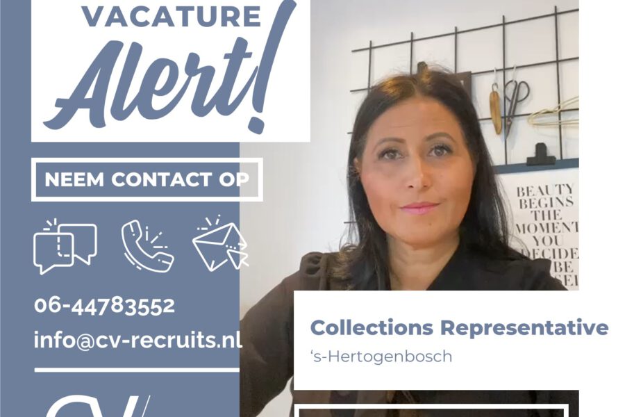 Jobs alert – Vacature Collections Representative – ‘s-Hertogenbosch