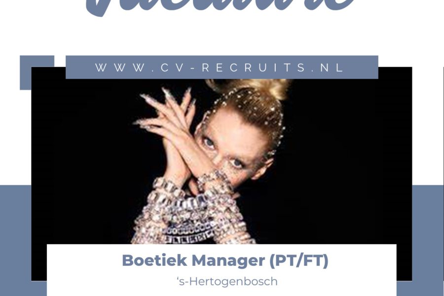 Boetiek Manager ‘s-Hertogenbosch