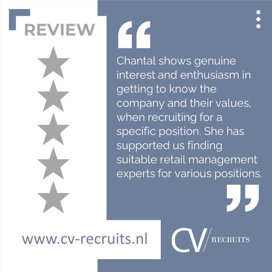 Review Opdrachtgever – Maatwerk Recruitment voor Management Professionals