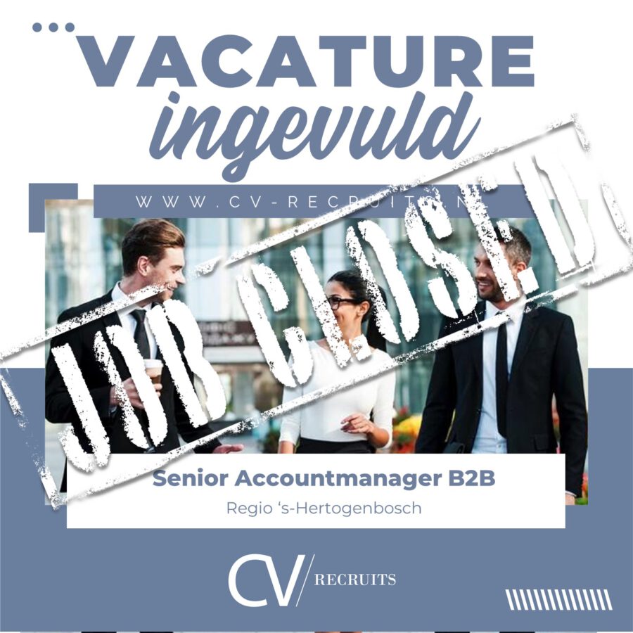 Senior Accountmanager B2B ‘s-Hertogenbosch
