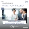 Vervuld – Senior proces improvement specialist – Nederland – Internationaal